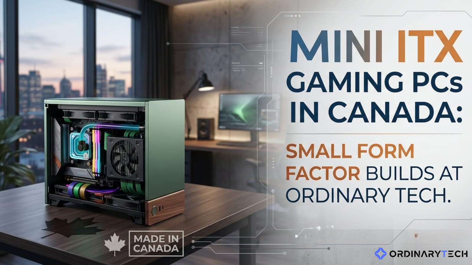 Mini ITX Gaming PCs in Canada: Small Form Factor Builds at OrdinaryTec