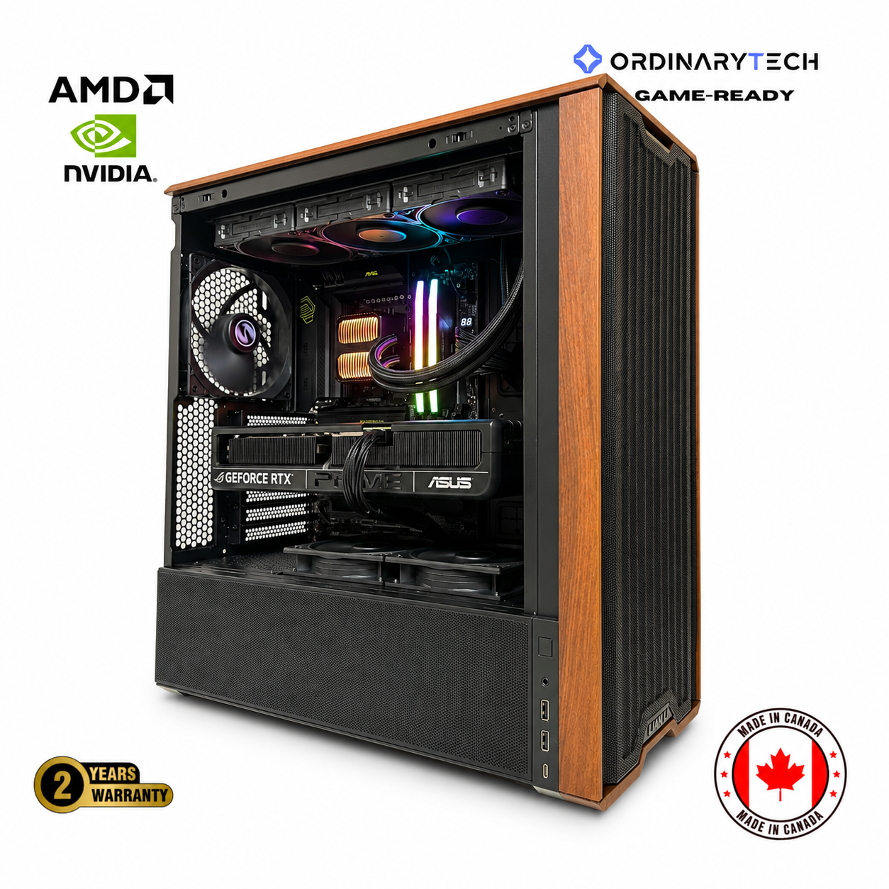 Creator Essential | Ryzen 9 9900X, RTX 5070 & 32GB DDR5 Creator Workstation - OrdinaryTech