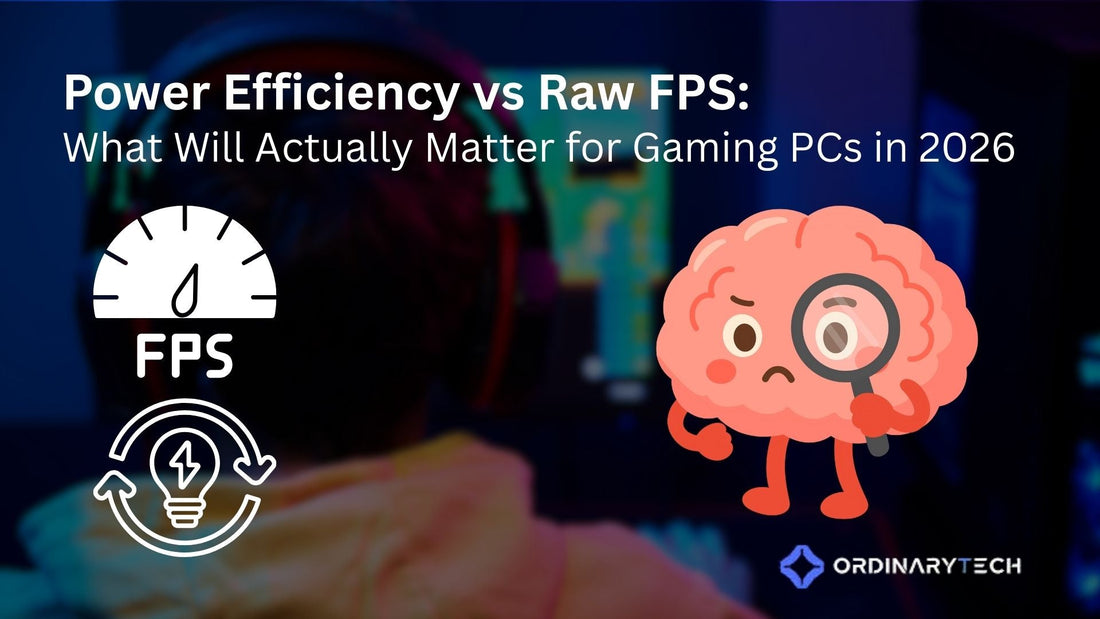 Power-efficient gaming PC build with modern CPU and GPU optimized for low heat and high performance in 2026