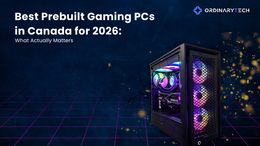 Prebuilt gaming PC with RGB lighting banner for Best Prebuilt Gaming PCs in Canada for 2026 guide