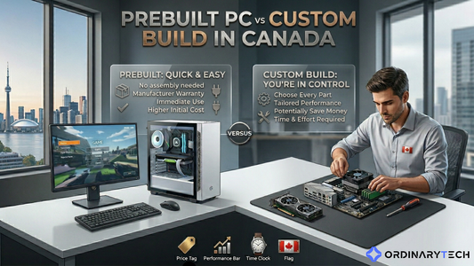 Custom gaming PC build vs prebuilt gaming PC comparison 2026