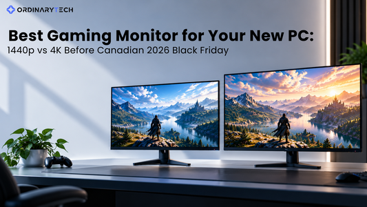 Best Gaming Monitor for Your New PC: 1440p vs 4K Before Canadian 2026 Black Friday