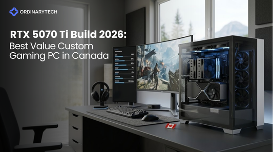 RTX 5070 Ti custom gaming PC build for 1440p gaming in Canada