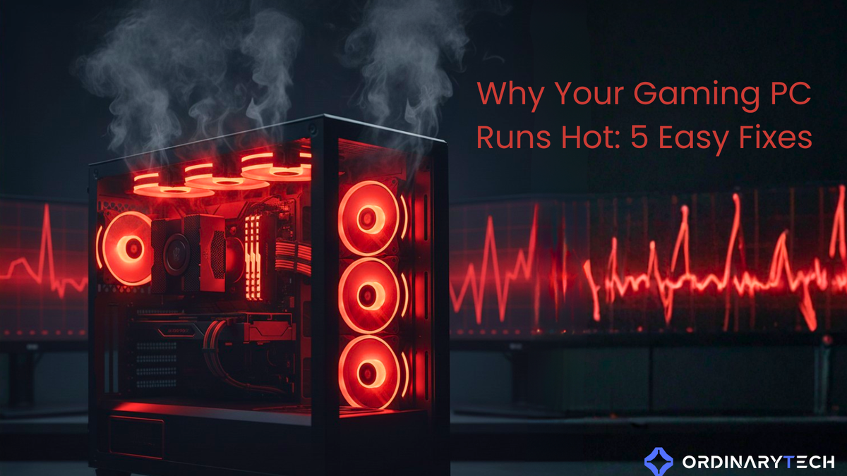Why Your Gaming PC Runs Hot (And 5 Easy Fixes)- OrdinaryTech