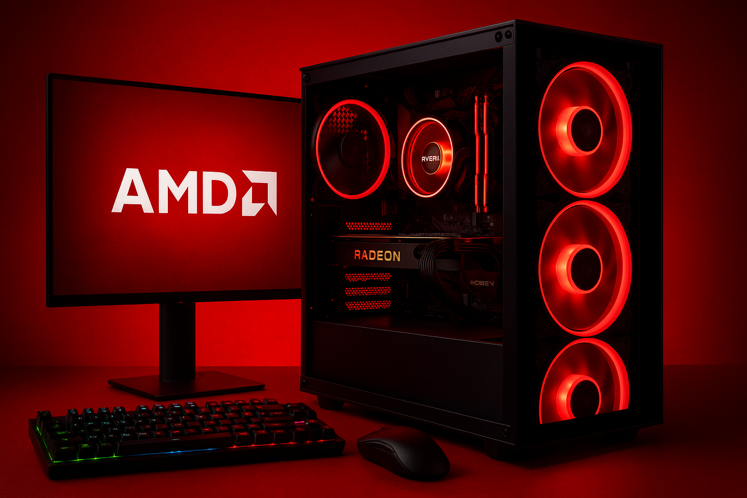 AMD custom gaming PCs | Fully Built
