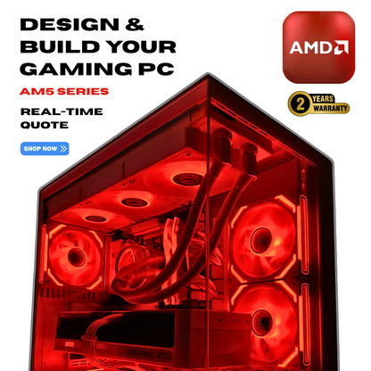 AMD Custom Gaming PC Build - Design Your Gaming Own PC using OrdinaryTech's Live PC Builder - Starts at $1449 
