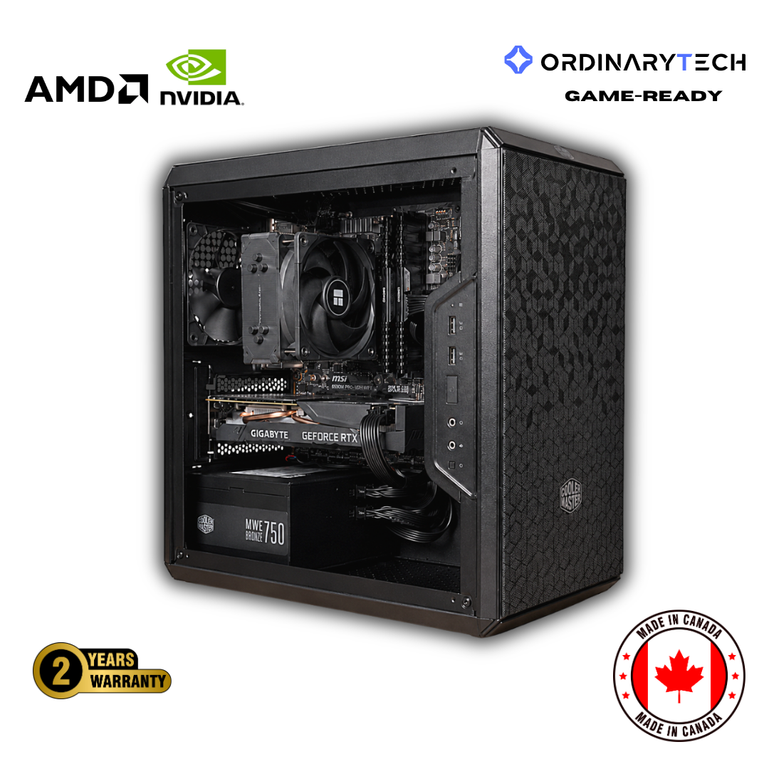 OrdinaryNova AMD | Entry-Level Gaming PC | AMD Ryzen™ 5 5500 & RTX 3050 | 16GB DDR4 - OrdinaryTech