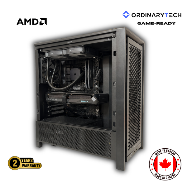 OrdinaryCore Plus | Ultra 1080p Gaming PC | Ryzen™ 5 7600X | RX 9060 XT 16GB | 32GB DDR5 - OrdinaryTech