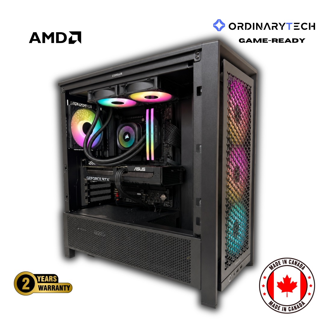 OrdinaryPro | 1440p Gaming PC | Ryzen™ 5 9600X | RTX™ 5070 12GB | 32GB DDR5