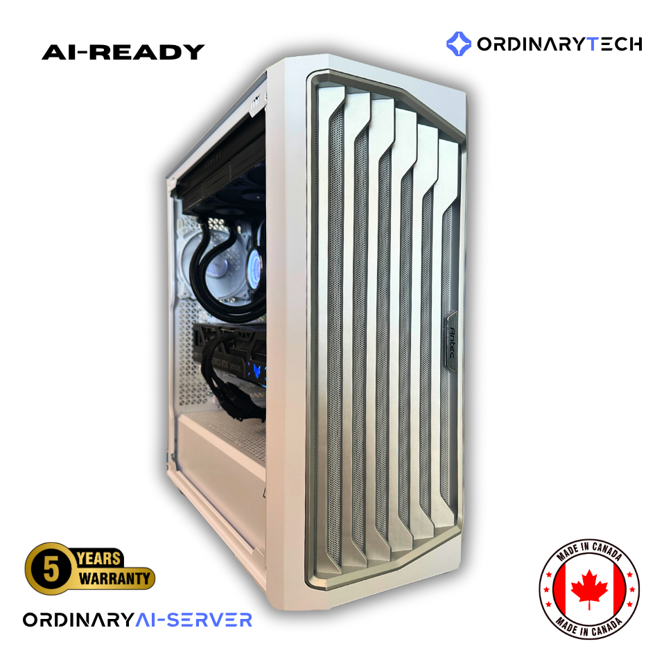 Intel AI-Ready Server PC | RTX 5090 | 128GB DDR5 | Gen 5 Nvme - OrdinaryTech