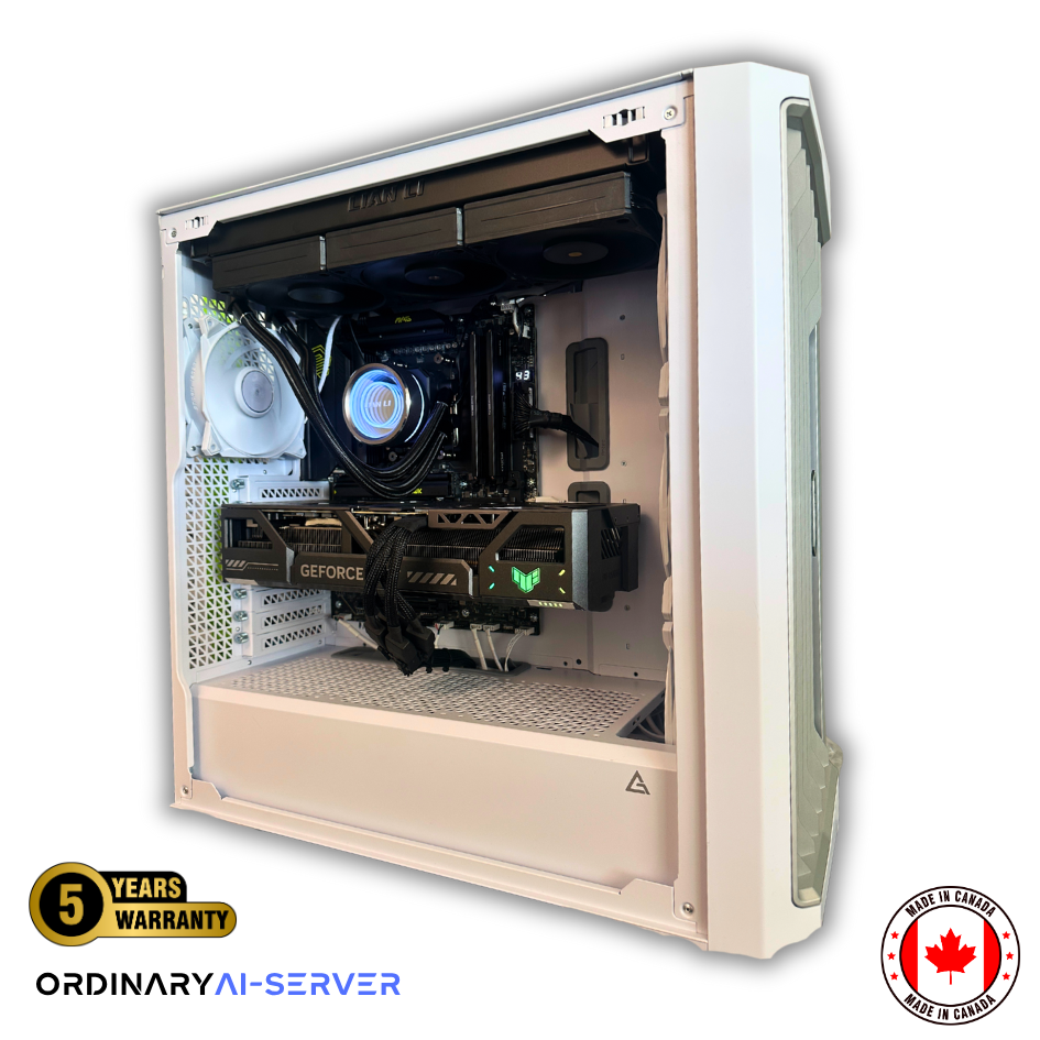 Intel AI-Ready Server PC | RTX 5090 | 128GB DDR5 | Gen 5 Nvme - OrdinaryTech