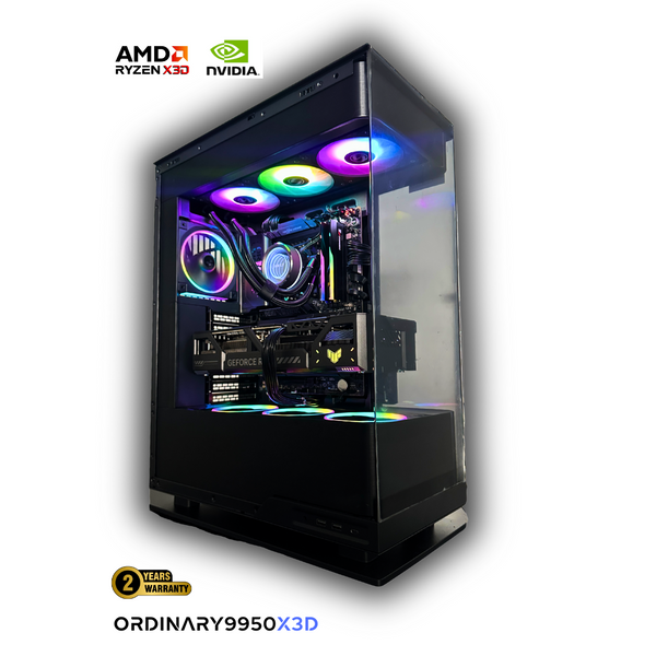 Custom ORDINARY9950X3D gaming PC build by Toronto PC builder OrdinaryTech with Ryzen 9 9950X3D and NVIDIA RTX GPU.