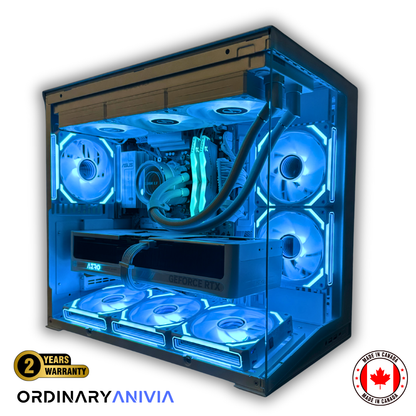 OrdinaryAnivia premium custom-built gaming desktop by OrdinaryTech with Intel Ultra 7 265KF, RTX 5080, and full modular power supply