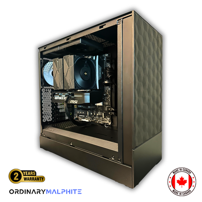 OrdinaryMalphite custom-built gaming rig from OrdinaryTech featuring Intel 245KF processor, RTX 5060 GPU, and Fractal Design airflow chassis.