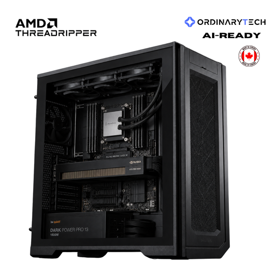 OrdinaryTitan - Enterprise AI Workstation – Threadripper PRO | RTX PRO 5000 72GB | 256GB ECC RAM - OrdinaryTech