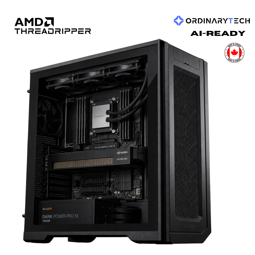 OrdinaryTitan Max - Enterprise AI Server | Threadripper PRO | RTX PRO 6000 96GB | 1TB DDR5 - OrdinaryTech