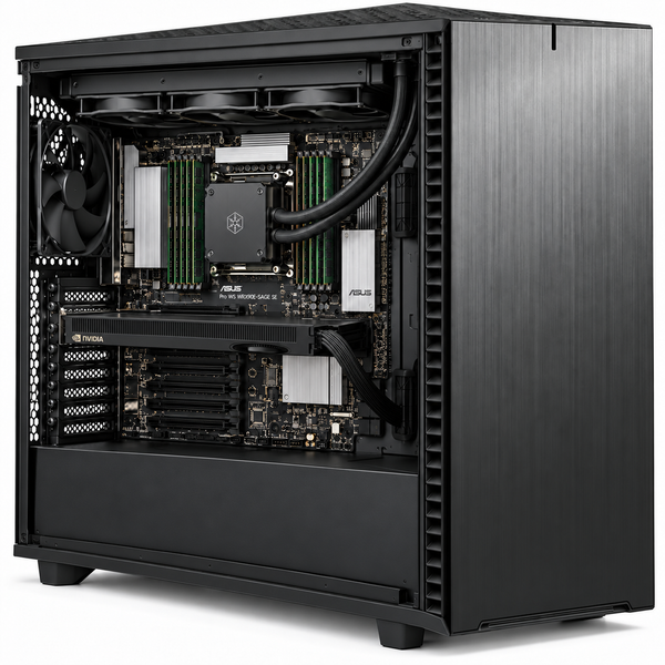 OrdinaryTitan RTX PRO 4000 - AI Server | Threadripper PRO 9965WX | Blackwell 24GB | 256GB DDR5
